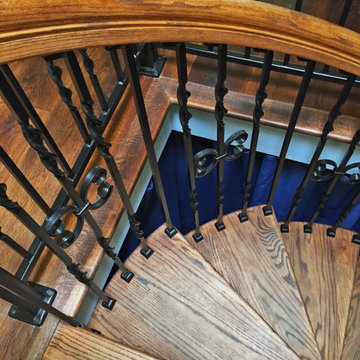 Beach House - Spiral Staircase to downstairs