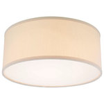 Dolan Designs - Dolan Designs 10663-09 Fabbricato - 14.5" Drum Ceiling Trim - Trim Included: TRUEFabbricato 14.5" Drum Ceiling Trim Satin Nickel Beige Linen Fabric Shade *UL Approved: YES *Energy Star Qualified: n/a  *ADA Certified: n/a  *Number of Lights:   *Bulb Included:No *Bulb Type:No *Finish Type:Satin Nickel