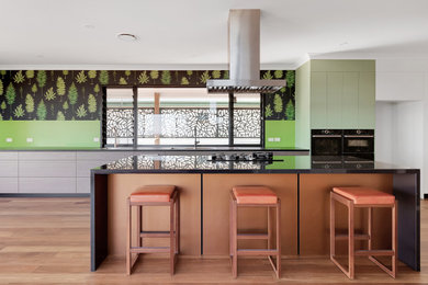 This is an example of an eclectic kitchen in Brisbane.