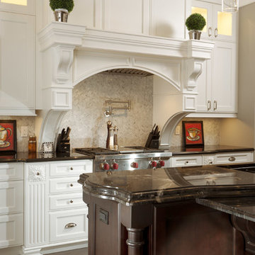 Classy White Kitchen