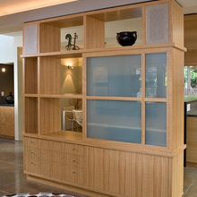 built in office desk