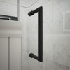 DreamLine Unidoor-X 66-66 1/2"Wx72"H Frameless Hinged Shower Door in Satin Black