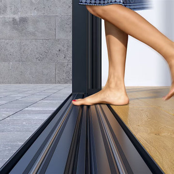 The NanaWall MultiSlide: NW 630 Slim Aluminum Framed MultiSlide Glass Door