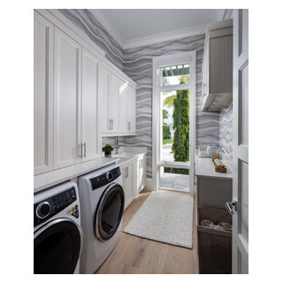 575 Pine Grove - Beach Style - Laundry Room - Miami - by R & Co ...