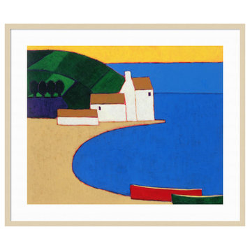 Bay, Southern Brittany by Eithne Donne Framed Wall Art 41 x 35