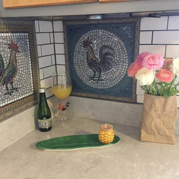 Kitchen Backsplash Mosaic Tile Insets