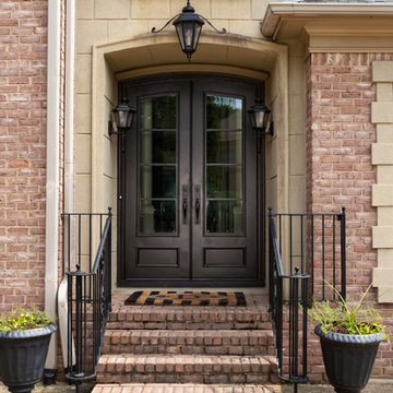 Brighten Up Your Entryway with Traditional Windowed Front Doors