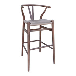 Wishbone Barstool in Honey Oak - Bar Stools And Counter Stools