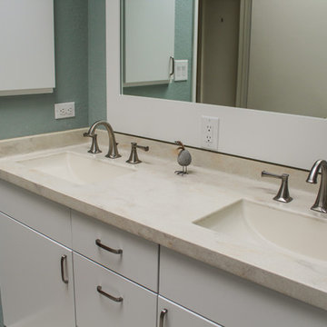 Fun and Relaxing Pleasant Hill Hall and Master Baths