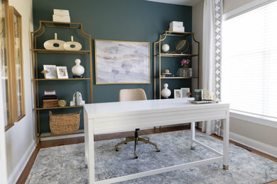 Transitional home office photo in DC Metro