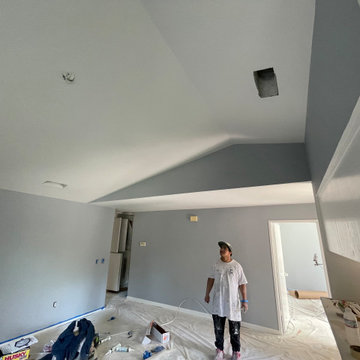 Condo Facelift, paint, smooth ceiling, can lights