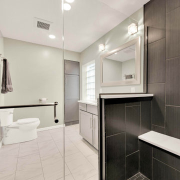 Big shower for a new bathroom