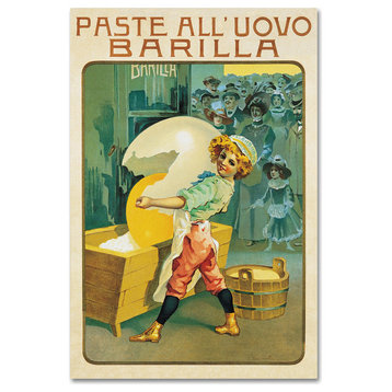 Vintage Apple Collection 'Barilla Pasta Egg' Canvas Art, 16" x 24"