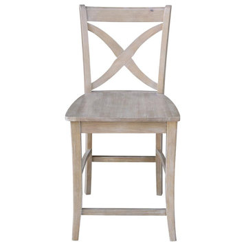 Cosmo Counter height Stool, Washed Gray Taupe