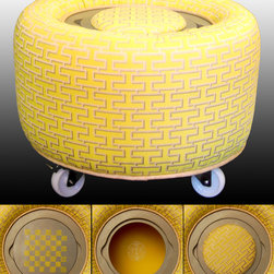 TrueBee&reg; Design - 'Mey-Trix' CROWN Storage Ottoman by TrueBee&reg; Design - Toy Organizers