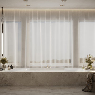 Serene Natural Bathroom Retreat