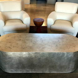 Sculpted Steel Coffee Tables - Coffee And Accent Tables