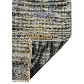 Jwell Avien Area Rug, Gray, 10' x 14', Bordered