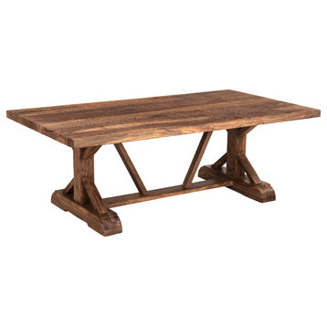 Carson Exotic Sheesham Wood Cocktail or Coffee Table With Chattermark Finish