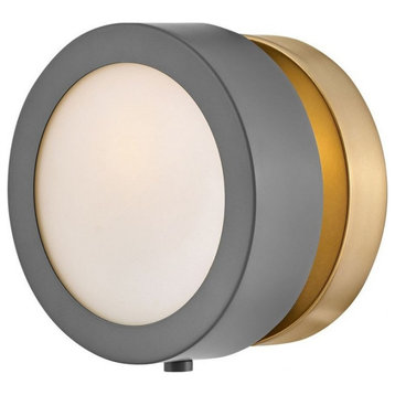 5W 1 LED Wall Sconce In Mid-Century Modern Style-6.75 Inches Tall and 6.75