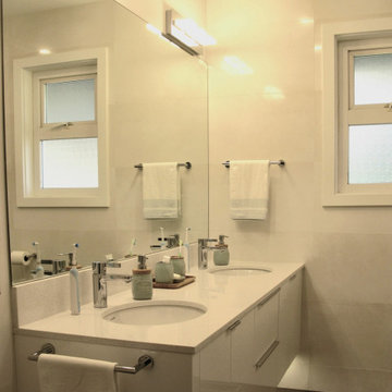 Custom Double Vanity Bathroom – Upper Lonsdale Renovation