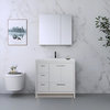 ConceptBaths Enna 42" Modern Bath Vanity, Gloss White