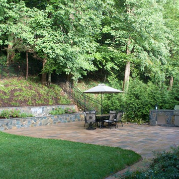 Backyard Landscape Design in North Arlington, VA