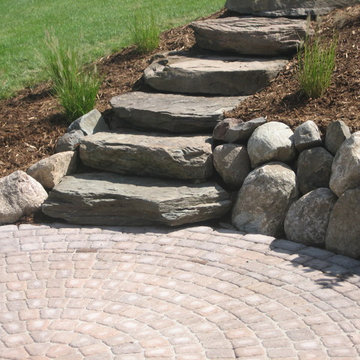 Ledgestone steps