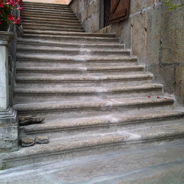 restauro scala castello CUMIANA 1840