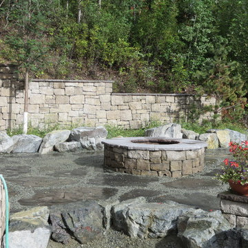 Fire pit terrace Eagle River Master Plan