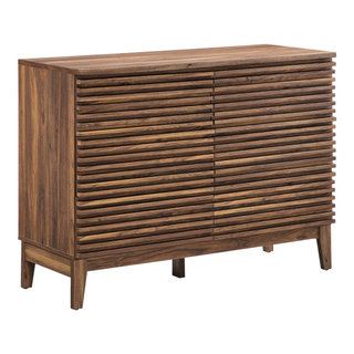 Render 6 Drawer Dresser Walnut Transitional Dressers by