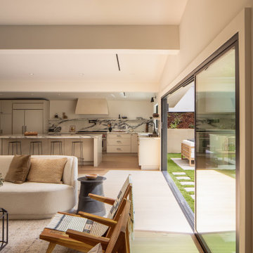 Expansive Bel Air Open-Concept Living Room Transformation