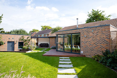 Contemporary house exterior in Sussex.