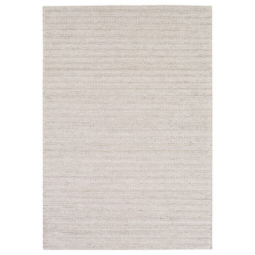 Kindred Solids and Tonals Light Gray Area Rug, 8'x10'