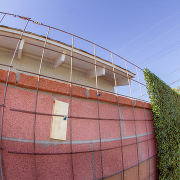 Artificial boxwood Fence Covering in Pomona, California