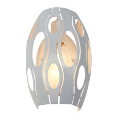 Masquerade 1-Light Wall Sconce, Pearl