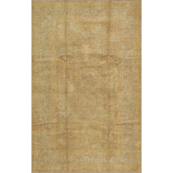Pasargad Oushak Collection Hand-Knotted Lamb's Wool Area Rug, 4'3"x6'7"