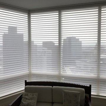 Boston Millennium Towers 47th Floor Motorize Window Treatments