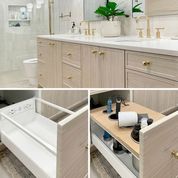 Bathroom Vanity In-Drawer Outlets