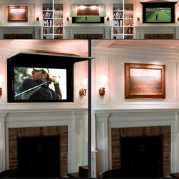 TV Cover with Panel or Art! - Storage And Organization