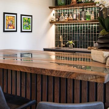 Wet Bar and Basement Remodel