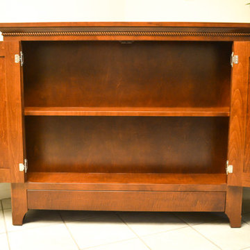 Automated TV Lift Cabinet in Solid Cherry (The Richmond)