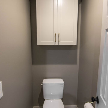 Timeless Primary Bathroom Remodel with Improved Storage & Layout