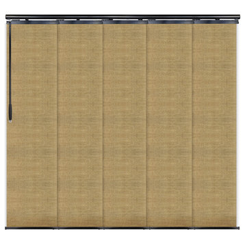 Daffodil 5-Panel Track Extendable Vertical Blinds 58-110"W