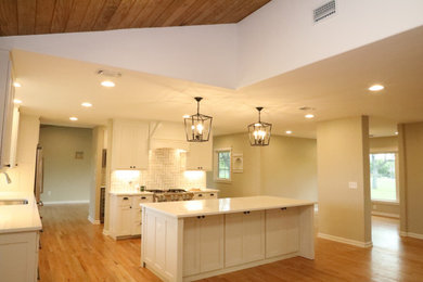 Kitchen - country kitchen idea in Austin
