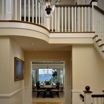 Hallway & Balcony - Stage Neck -  Custom Home on Cape Cod, MA