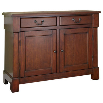 Homestyles Aspen Wood Buffet in Brown