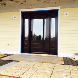 'G114 with S-08 Sidelights' Entry Unit by Vintage Doors - Front Doors