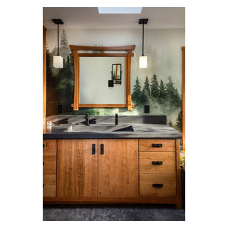 Northwest Zen Bathroom - Asian - Bathroom - Other - by G. Christianson ...