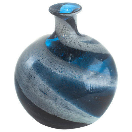 Mayron Vase, Blue/White